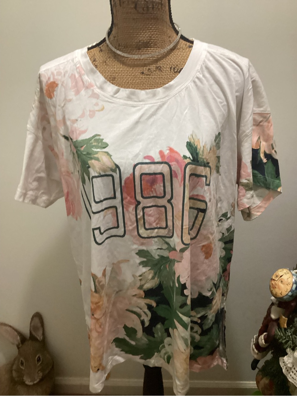 By Anthropologie Floral Graphic Tee